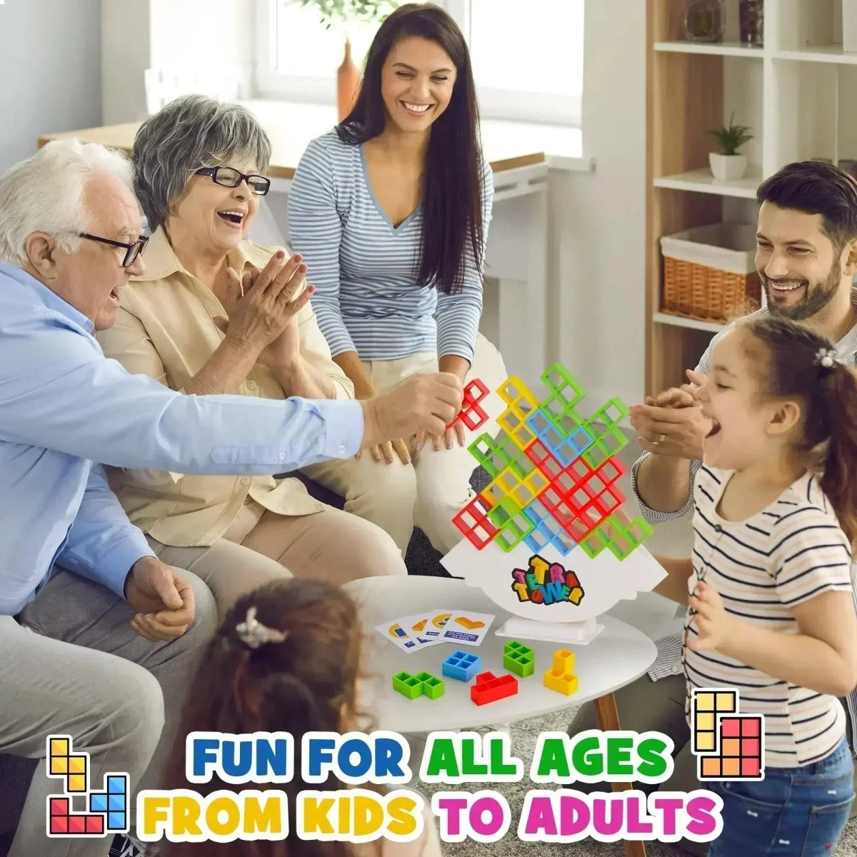 BALANTRIQ – Buntes Balancier-Stapelspiel für Kinder und Erwachsene 5