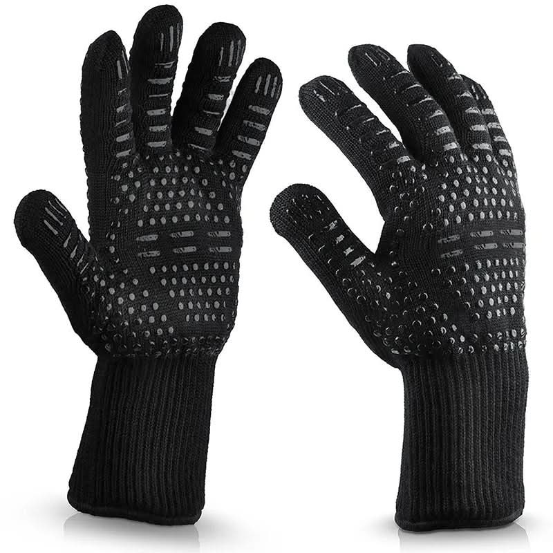 Hitzegriff Handschuhe – Extrem Hitzebeständige Grill-Handschuhe für Sicheres Grillen