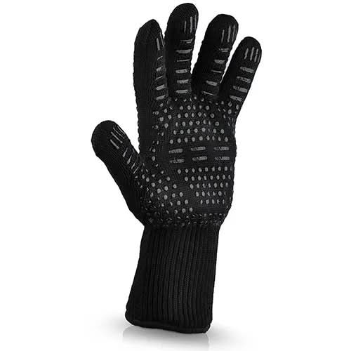 Hitzegriff Handschuhe – Extrem Hitzebeständige Grill-Handschuhe für Sicheres Grillen