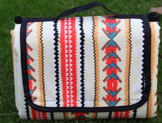 Outdoordecke – Wasserdichte Picknickdecke Mit Ethno-Design Für Camping Und Ausflüge
