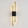 Eleri Lampe Gold-Schwarz Oberfläche Moderne Wandleuchte Raffiniertes Ambiente