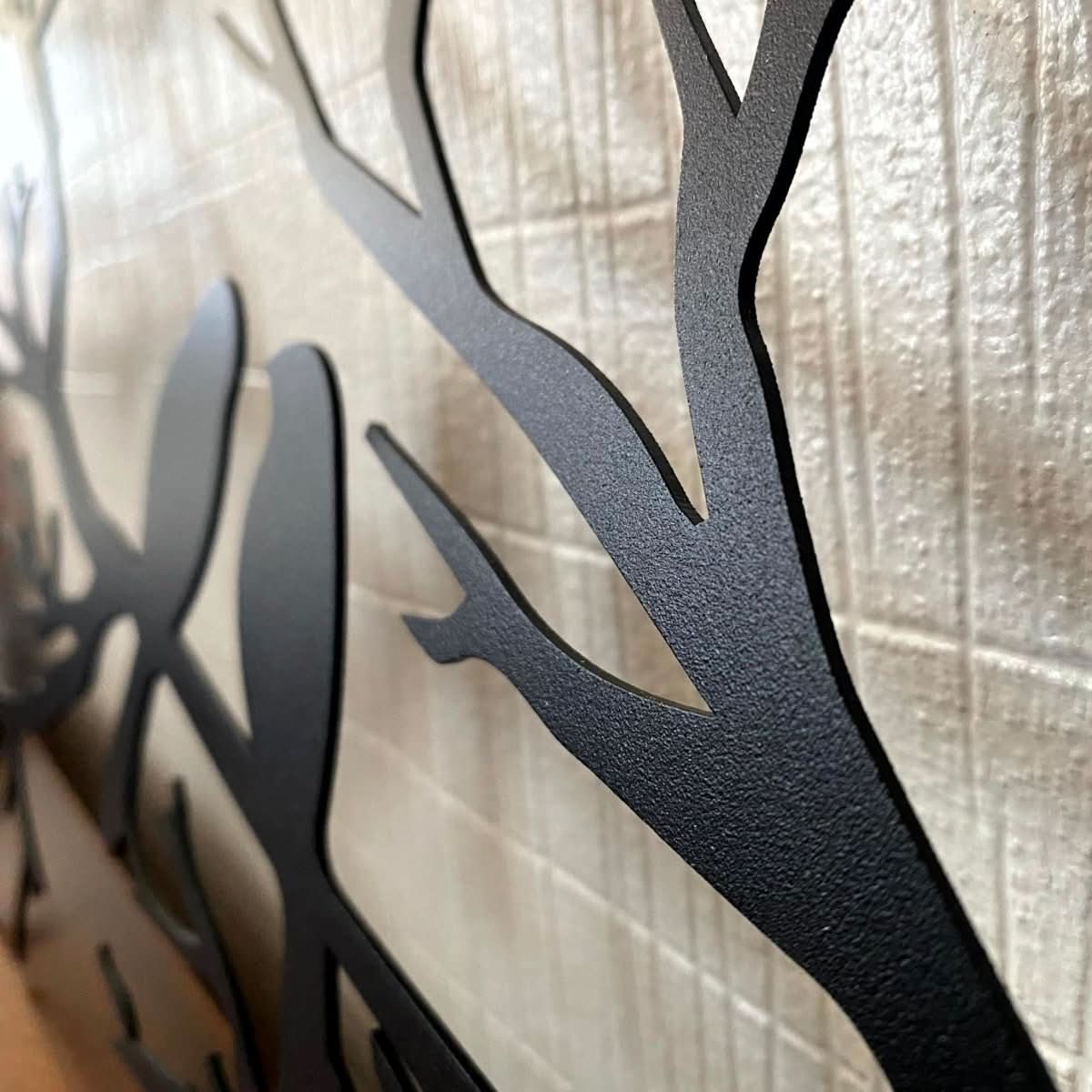 BIRDWING Kunst – Metall Wanddeko mit Vögeln für Elegantes Wohnen