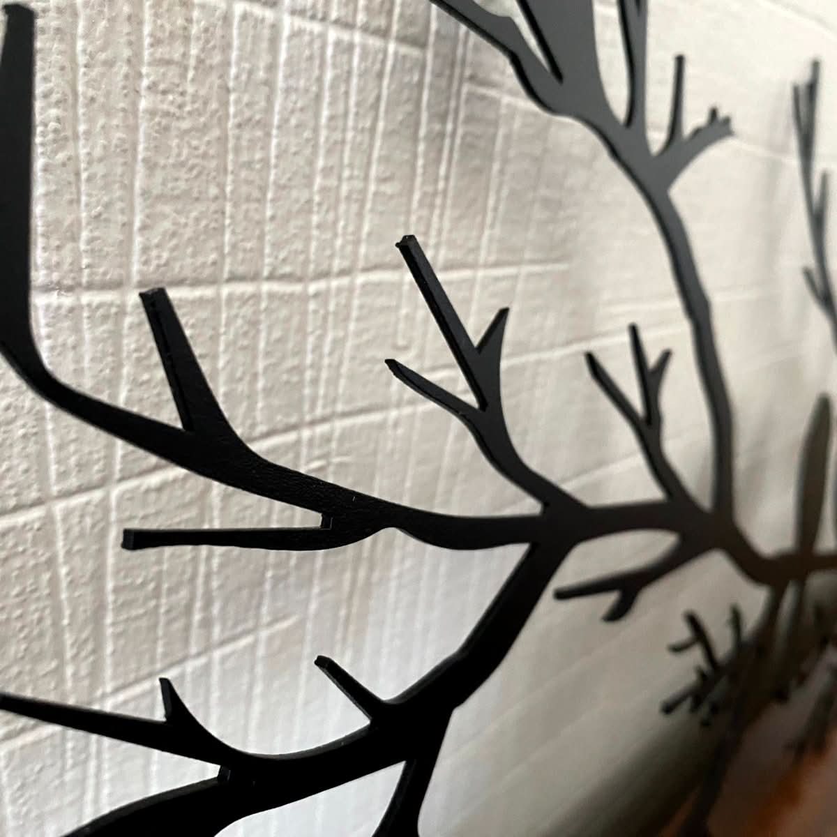 BIRDWING Kunst – Metall Wanddeko mit Vögeln für Elegantes Wohnen