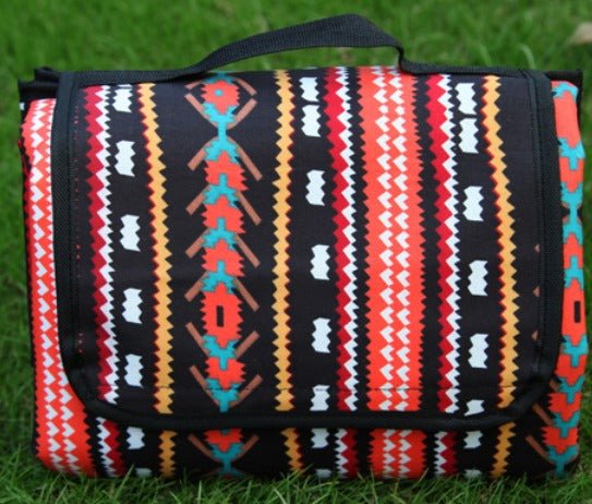 Outdoordecke – Wasserdichte Picknickdecke Mit Ethno-Design Für Camping Und Ausflüge