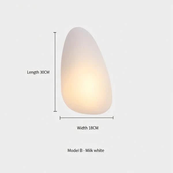 JANA Kieselglas-Wandleuchte Mit Warmem Diffuses Licht Für Modernes Ambiente