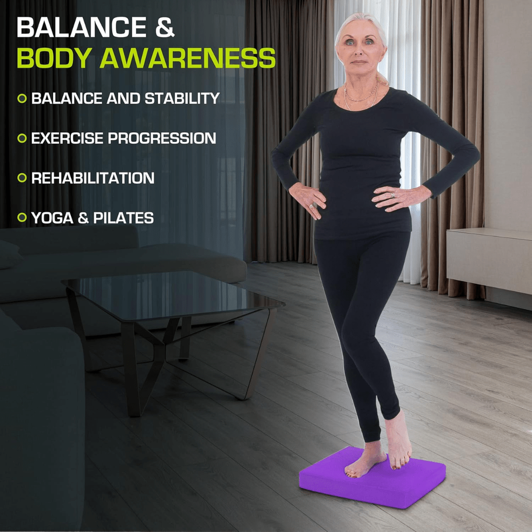 BalancePro Matte – Anti-Rutsch Schaumstoffmatte für Yoga, Gleichgewicht & Stabilität