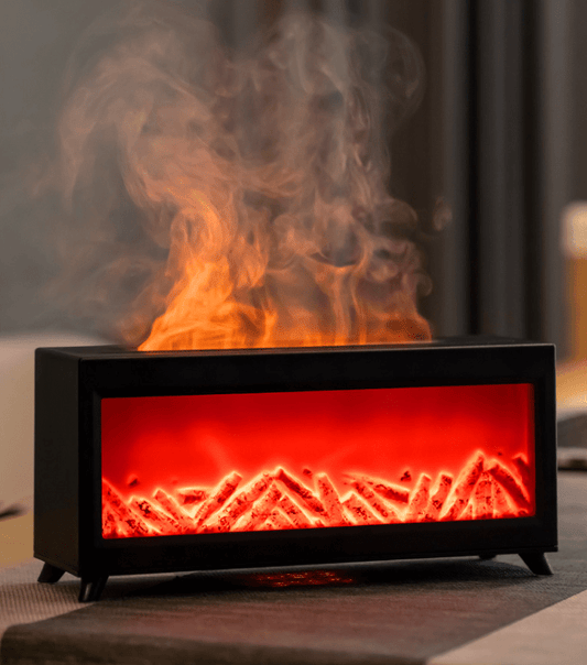 IGNIVA Aromadiffusor Luftbefeuchtung Lichtdiode Flammeffekte Intelligente Zeitsteuerung