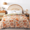 BohoGewebe – Baumwoll Wende-Decke Mit Jacquard- Und Boho-Muster