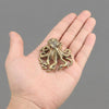 BrassWave - Kunstvolle Oktopus-Skulptur aus Messing für stilvolle Dekoration 6