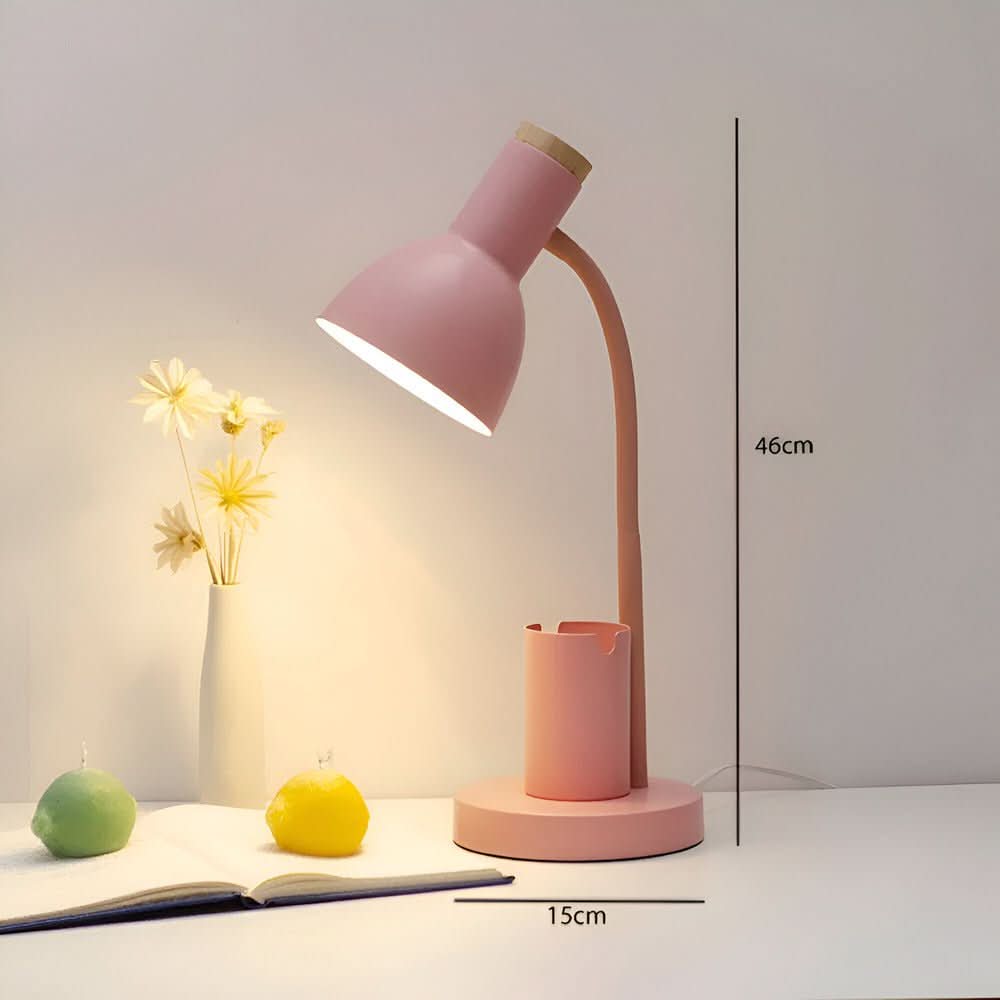 Strahlwächter – Lichtdiode Tischlampe mit Stifthalter für Ordnung & Stil