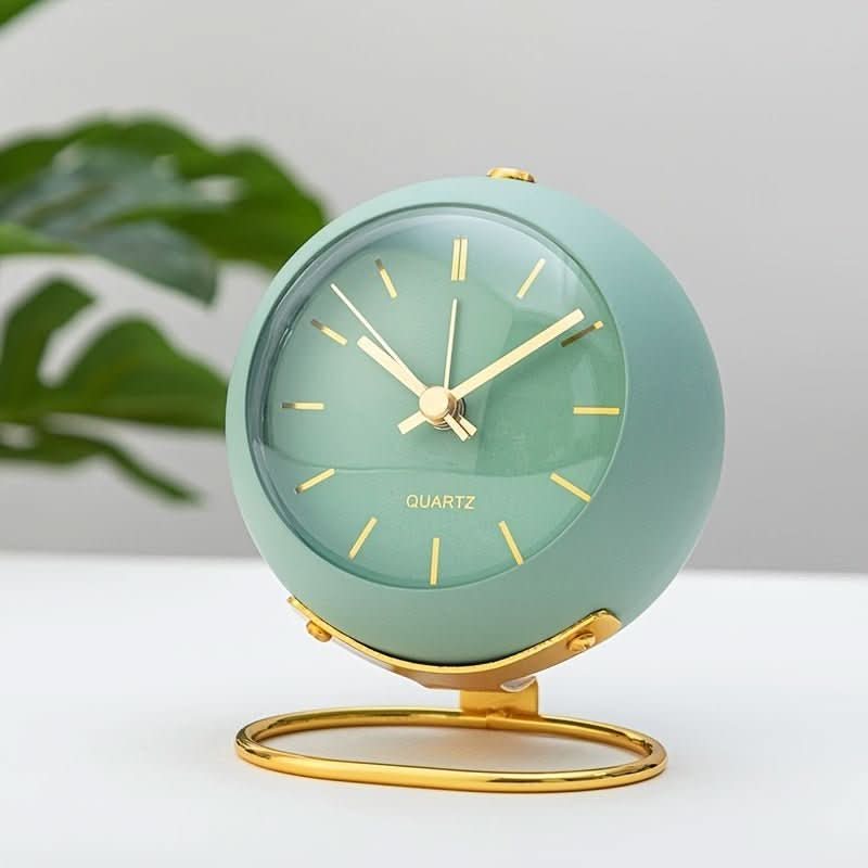 Buzzley – Retro Analoger Wecker Mit Geräuschlosem Uhrwerk