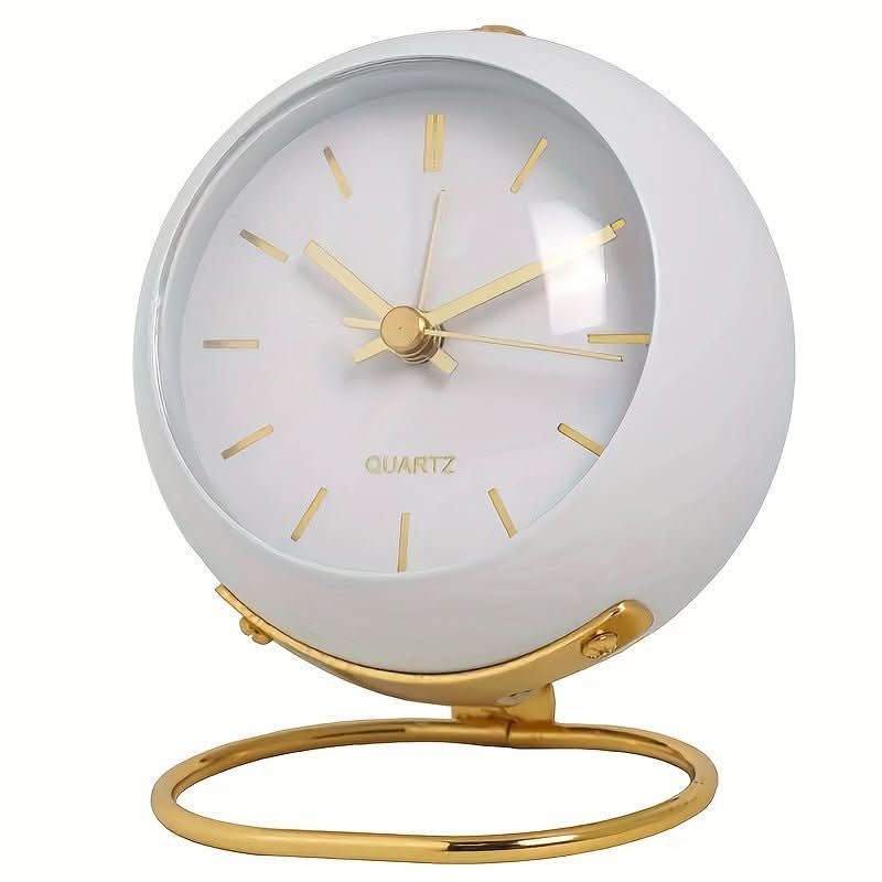 Buzzley – Retro Analoger Wecker Mit Geräuschlosem Uhrwerk