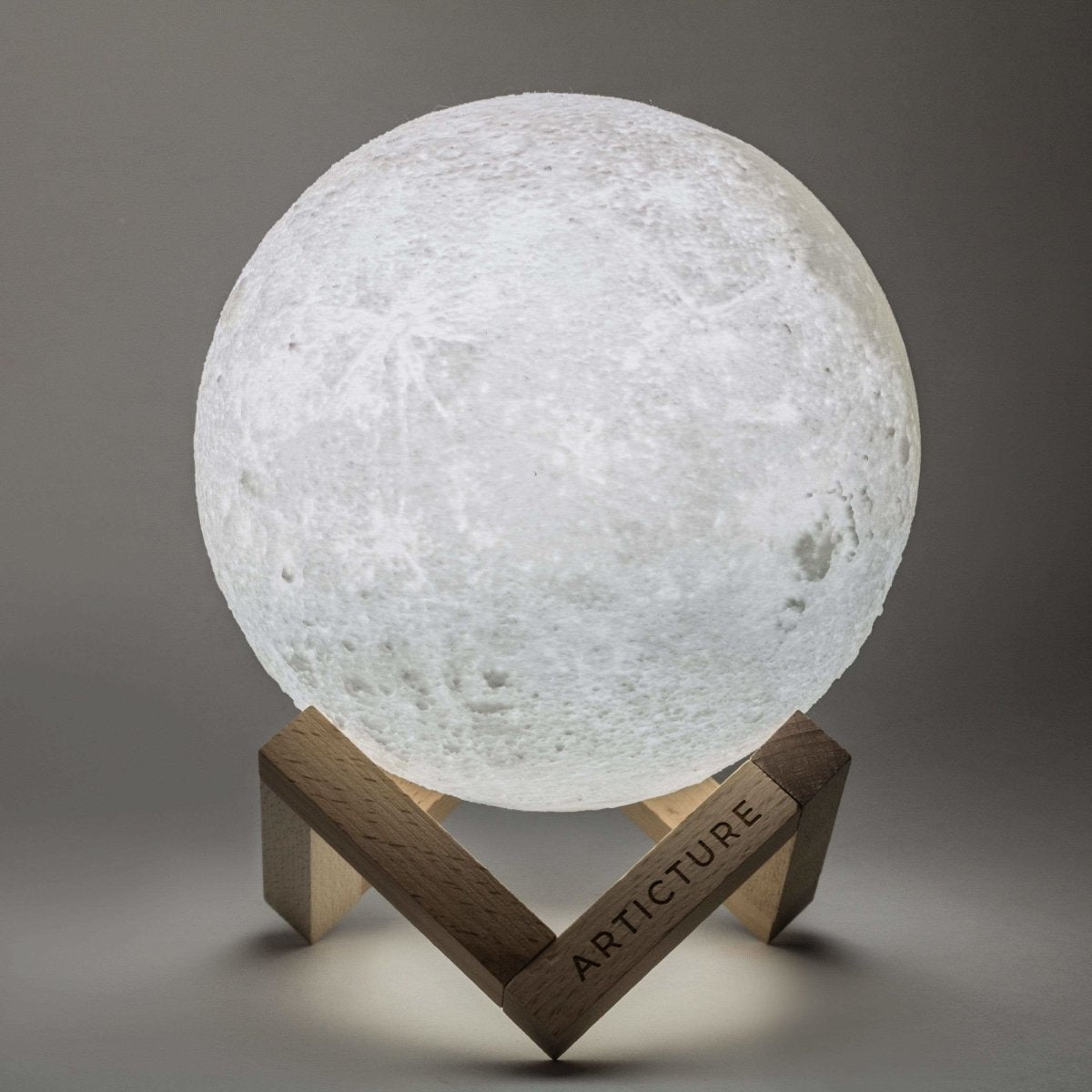 Sevilla Mondlampe 3D-gedruckte Leuchte Mit Sanftem LED-Licht Für Ruhige Räume