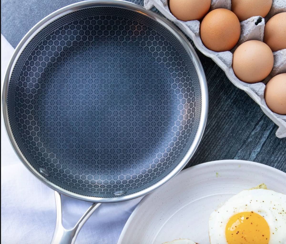 Kochkunst Pfanne – Edelstahl Antihaft Bratpfanne Für Müheloses Kochen