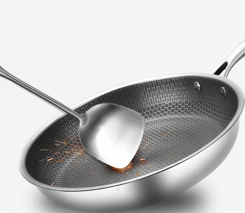 Kochkunst Pfanne – Edelstahl Antihaft Bratpfanne Für Müheloses Kochen