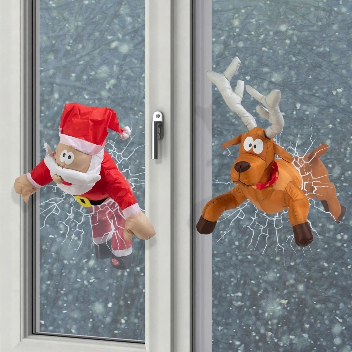 CHIMETIME – Weihnachtsfensterszene mit Sound-Bewegungsaktivierung 1