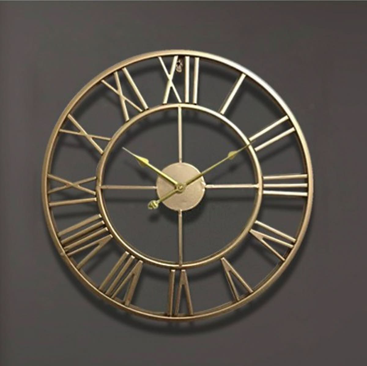 CHRONORA – Skelett-Wanduhr aus Schmiedeeisen mit geräuschlosem Uhrwerk 4