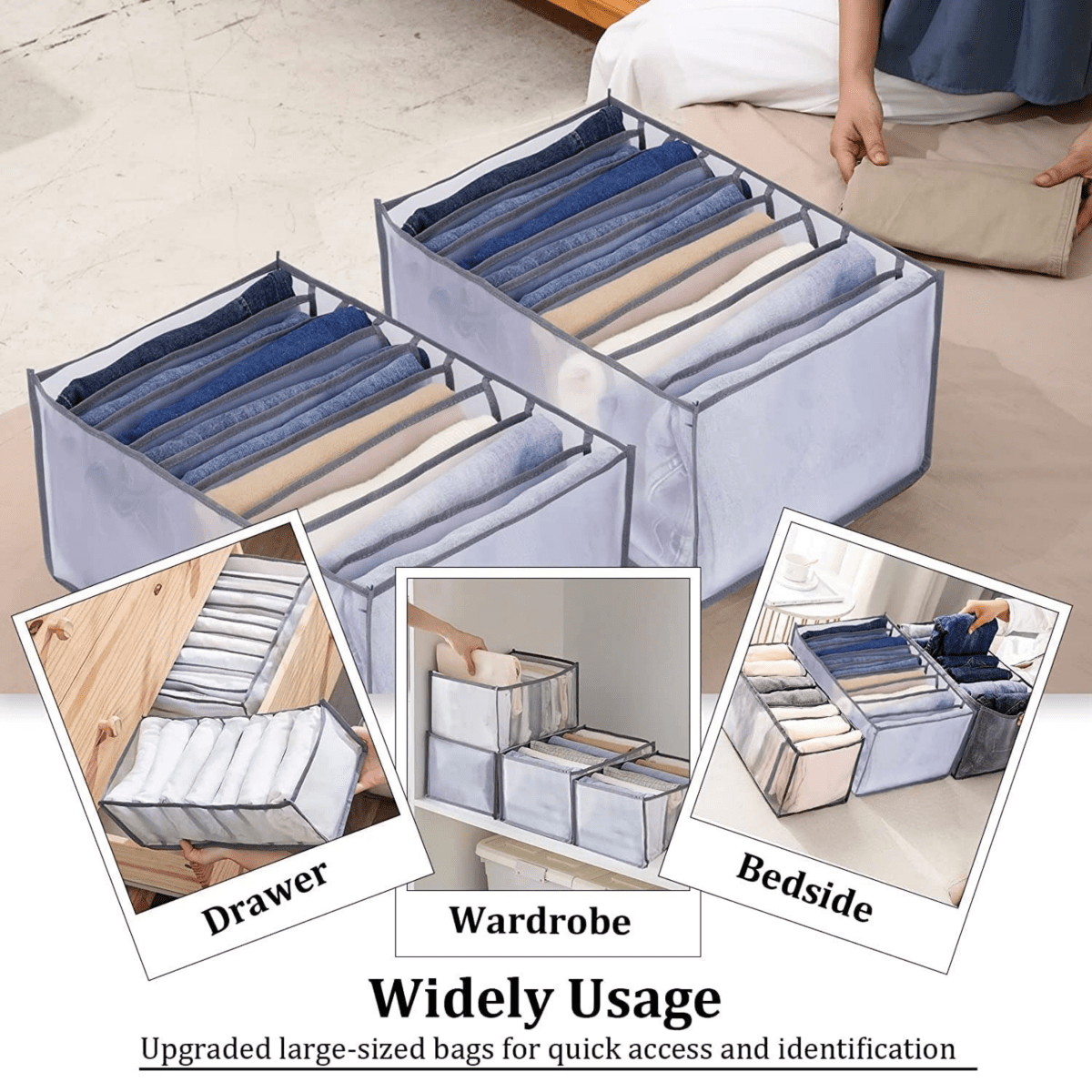 FOLDINA – Schrank-Organisator-Set Für Elegante Und Ordentliche Aufbewahrung