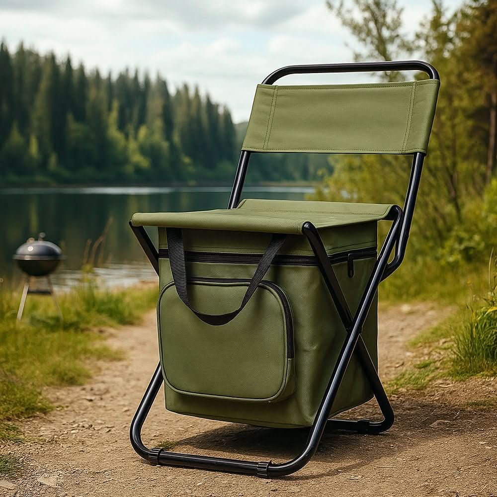 Kühlcamp Klappstuhl – Klappstuhl Mit Integrierter Kühltasche Für Outdoor-Abenteuer