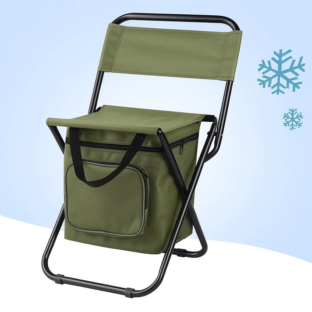 Kühlcamp Klappstuhl – Klappstuhl Mit Integrierter Kühltasche Für Outdoor-Abenteuer