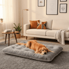 COSYBURROW – Plüsch-Hundeliege mit Kuscheldesign 0