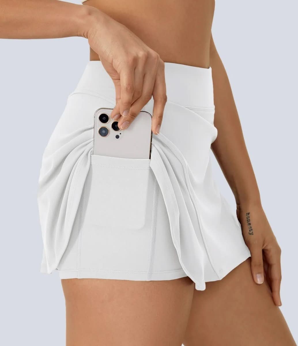 COURTLINE Tennis Rock – Sportlicher 2-in-1 Rock mit Shorts & Hohe-Taille