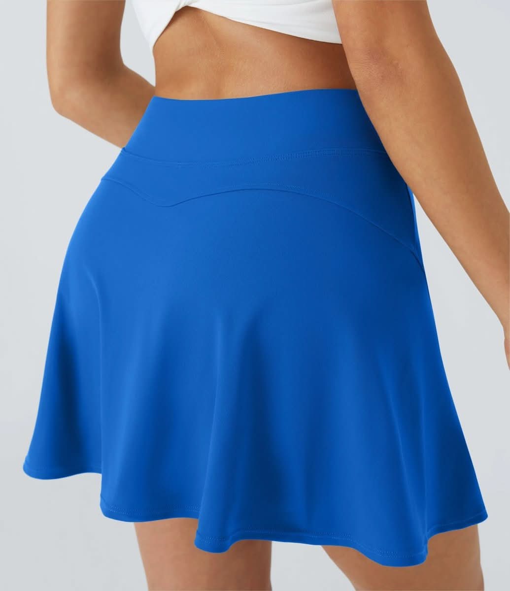 COURTLINE Tennis Rock – Sportlicher 2-in-1 Rock mit Shorts & Hohe-Taille