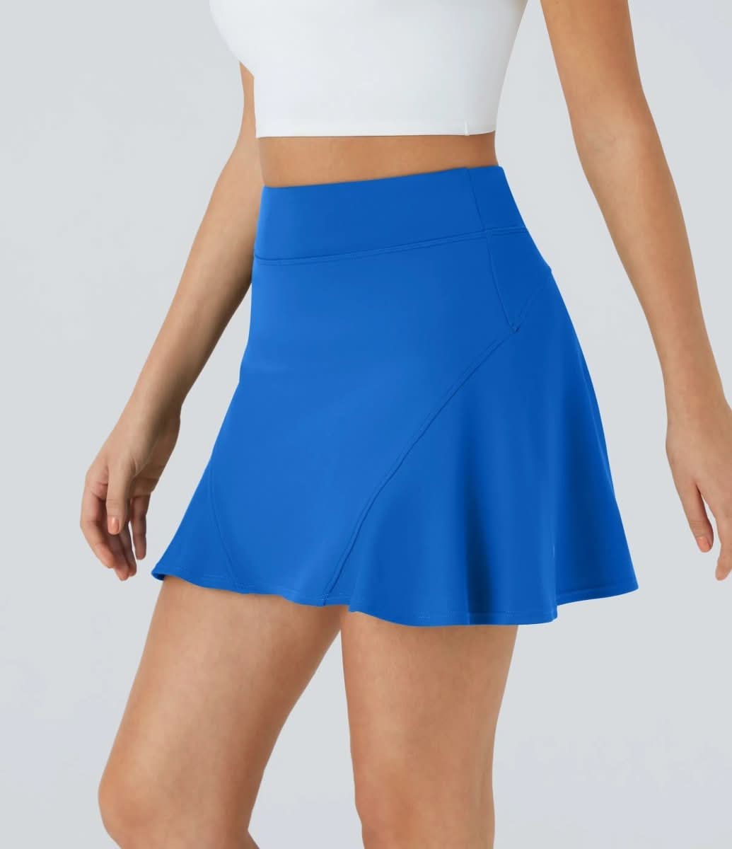 COURTLINE Tennis Rock – Sportlicher 2-in-1 Rock mit Shorts & Hohe-Taille