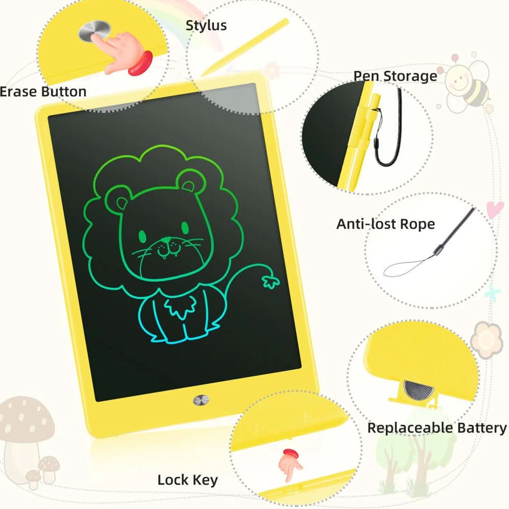 Creasketch – LCD-Zeichenbrett Für Kinder & Reisen Mit Ein-Berührung-Löschung