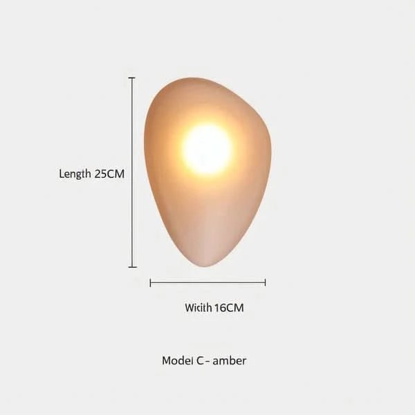 JANA Kieselglas-Wandleuchte Mit Warmem Diffuses Licht Für Modernes Ambiente