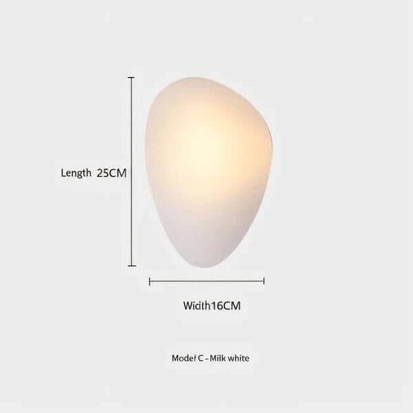 JANA Kieselglas-Wandleuchte Mit Warmem Diffuses Licht Für Modernes Ambiente