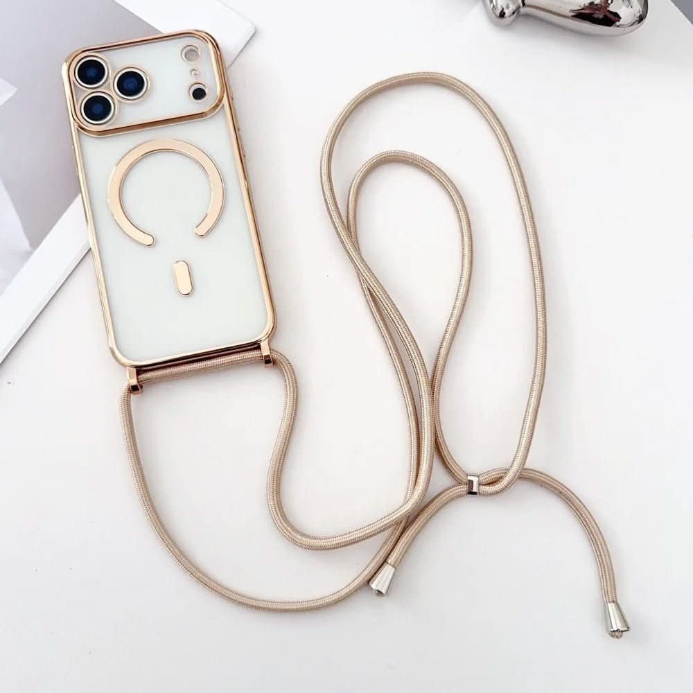 CarryLink – Verstellbares Telefon-Lanyard mit transparenter MagSafe-Hülle 4