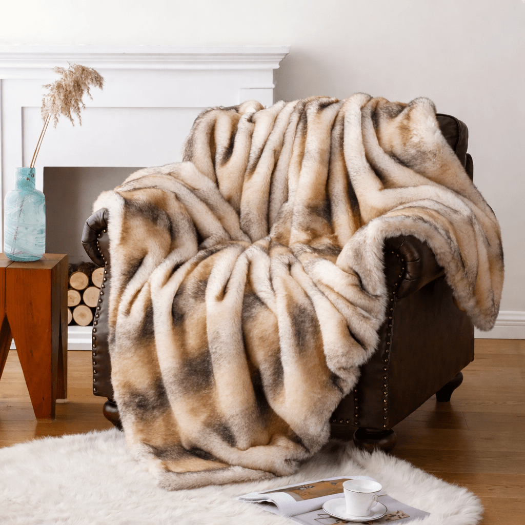 COZYLUXE – Elegante Fleece-Decke Für Gemütliche Nächte & Stilvolles Wohnen (135×200 cm)