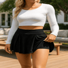 Klarheit Golf Rock – Ultraleichter Mikro-Rock mit Shorts & Hoch-Taille
