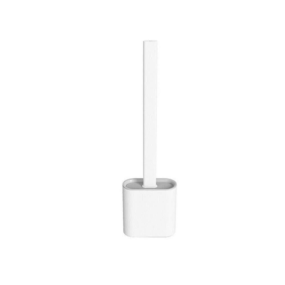Sauberbürste – Hygienische Silikon Toilettenbürste mit Wandhalterung