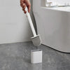 Sauberbürste – Hygienische Silikon Toilettenbürste mit Wandhalterung