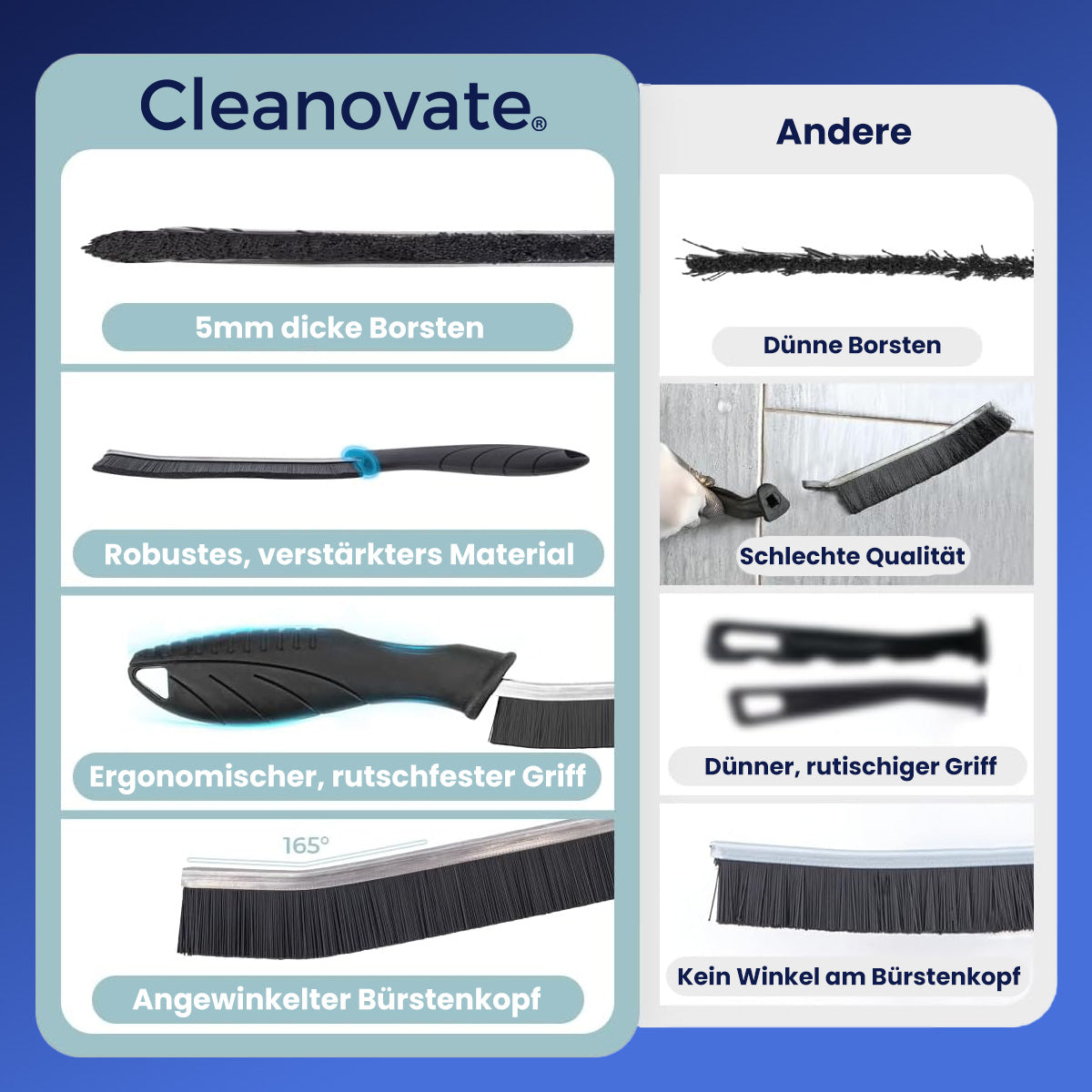 Clean Brush™ Präzisions-Reinigungsbürste