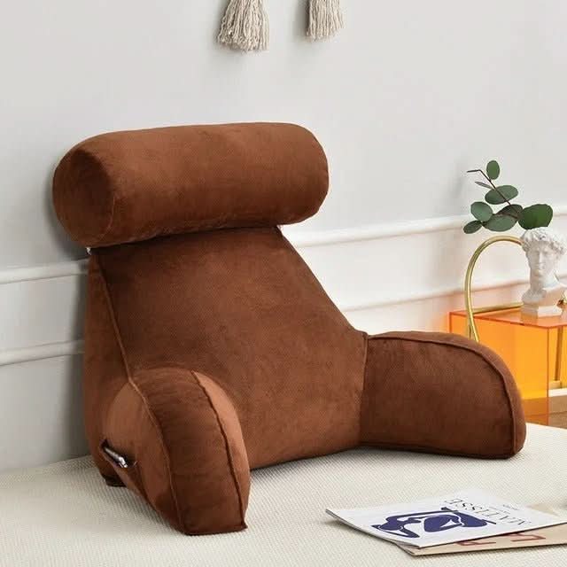 BequemRücken – Ergonomische Rückenstütze mit Kopfstütze und Armlehnen