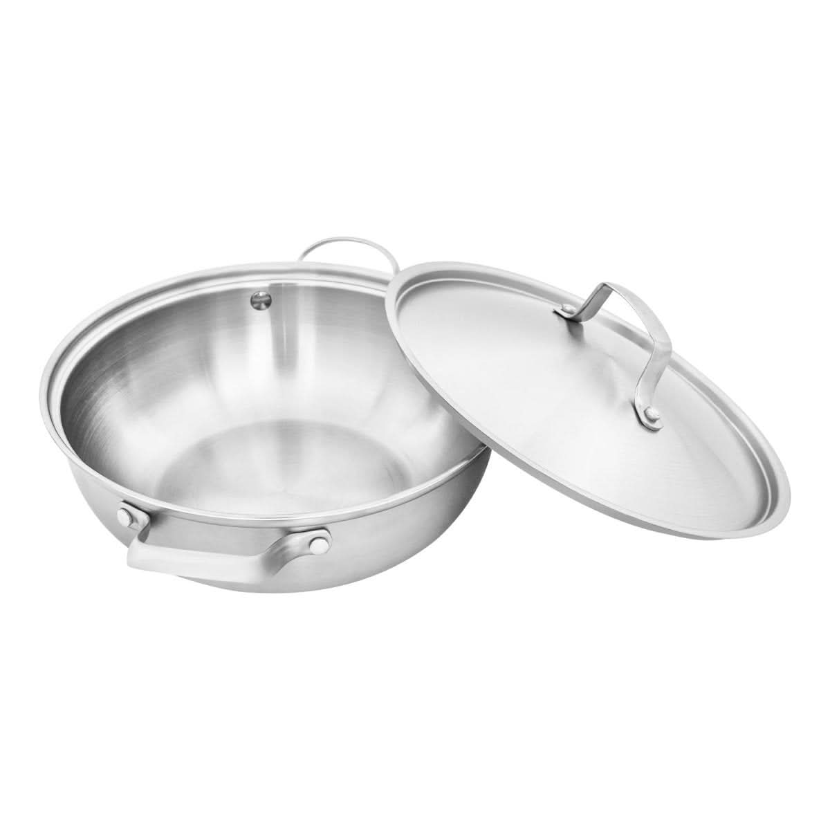 ÖkoWärme – Edelstahl-Kochtopf 26 cm Mit Gleichmäßiger Wärmeverteilung