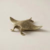 CoralCraft - Handgefertigte Messing-Mantarochen-Skulptur für Küstendekoration 1