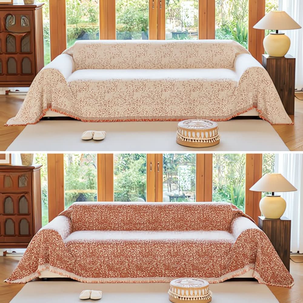 Kuschelnest – Wendbarer Mikrofaser Sofabezug, Rutschsicher und Pflegeleicht