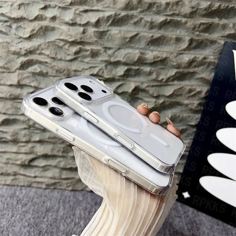 CrystalMag – Transparente MagSafe-kompatible Hülle für die iPhone 11-17-Serie 4