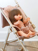 Puppenwagen Cherry Blush mit Gurt und Tragetasche
