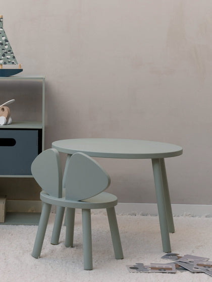 Kinder-Tisch Mouse mit Kinderstuhl