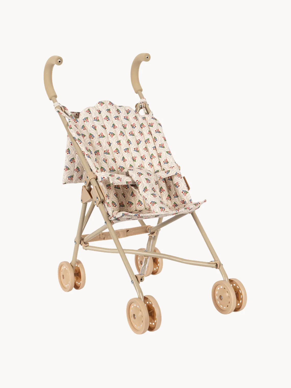 Puppenwagen Cherry Blush mit Gurt und Tragetasche