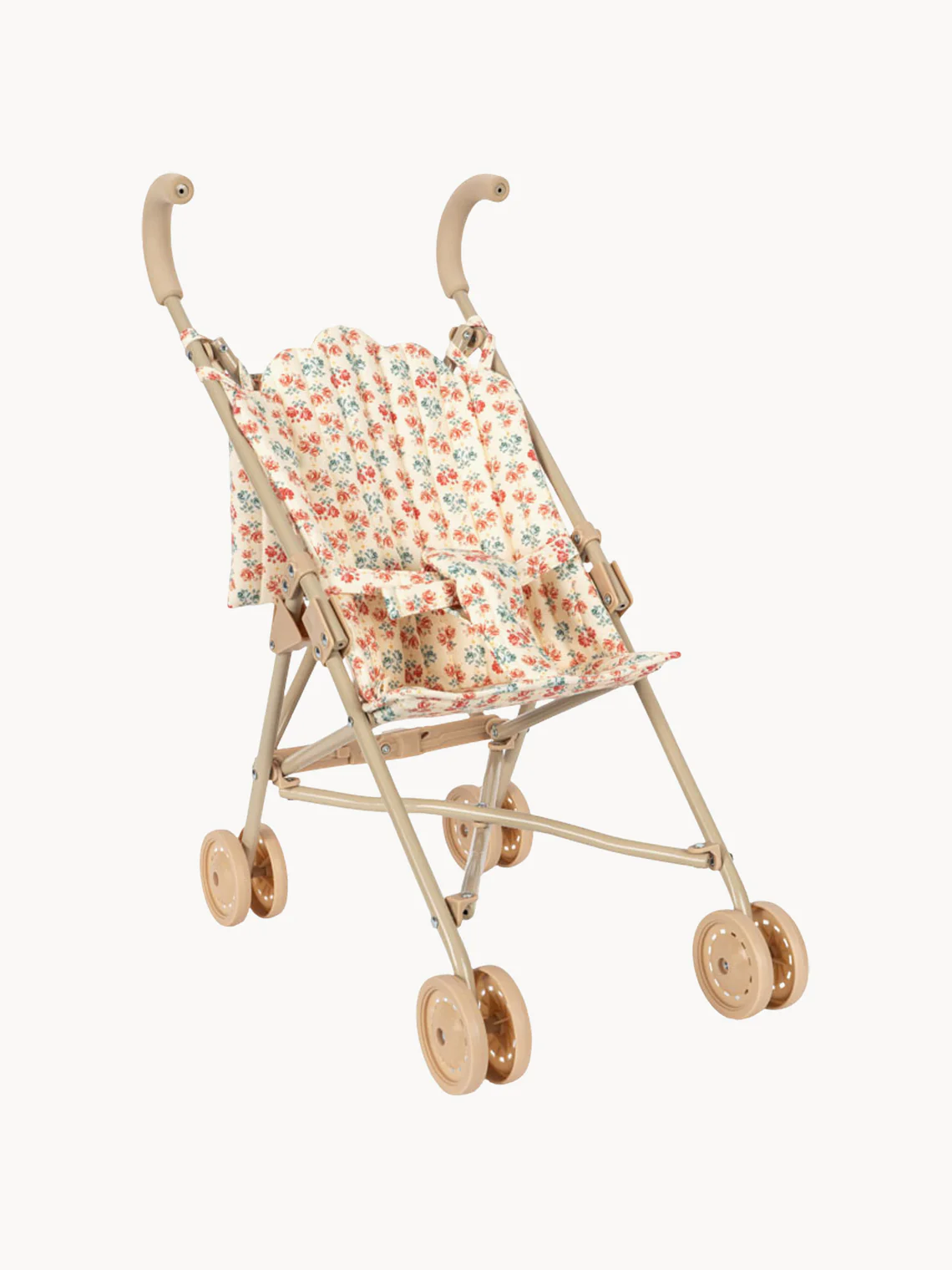 Puppenwagen Cherry Blush mit Gurt und Tragetasche