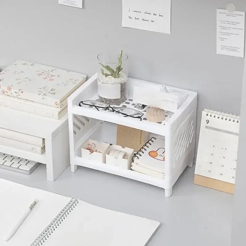 DUALSPACE – Zweistufiges Regal für moderne Büro- und Wohnorganisation 3