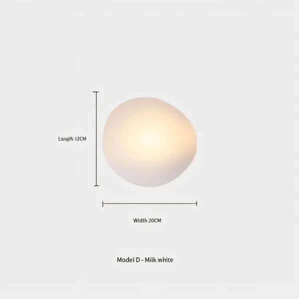 JANA Kieselglas-Wandleuchte Mit Warmem Diffuses Licht Für Modernes Ambiente