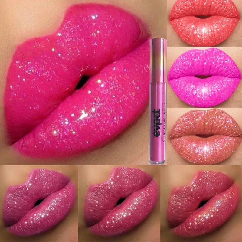 Diamantlippe – Glitzernder, Wasserdichter Lippenstift Für Glamouröse Anlässe