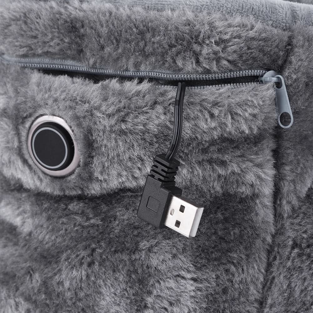 Traumschritt USB-Heizpantoffeln – Kuschelige Hausschuhe Mit Wärmefunktion Für Kalte Wintertage